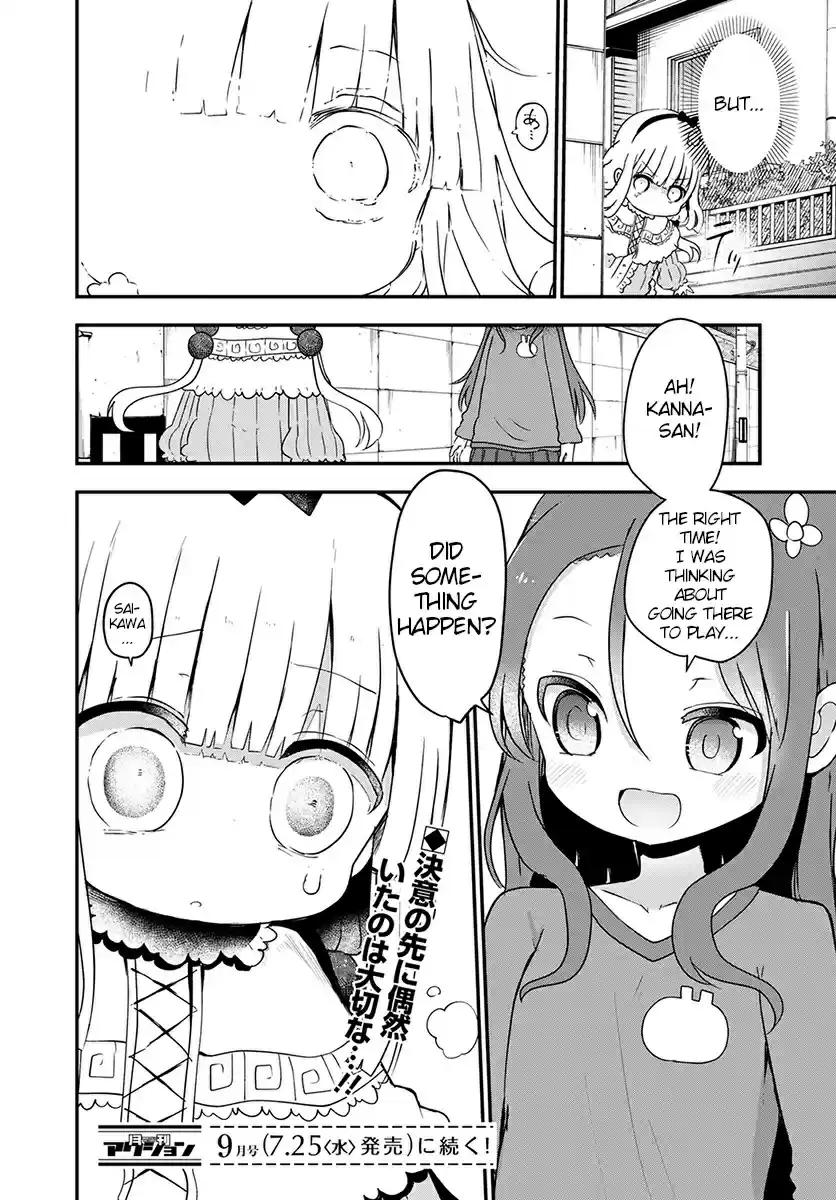 Kobayashi san Chi no Maid Dragon Ch. 73 Kanna and leaving letters