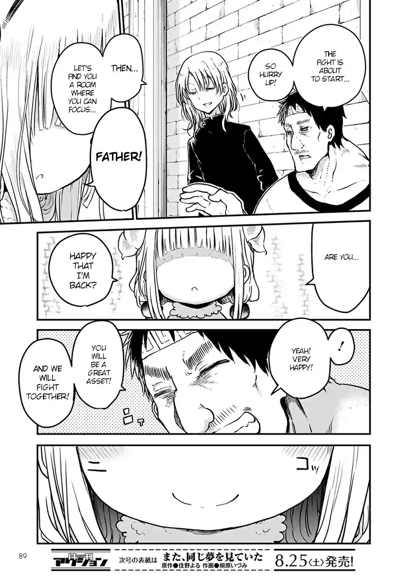 Kobayashi san Chi no Maid Dragon Ch. 74 Kanna and Saikawa