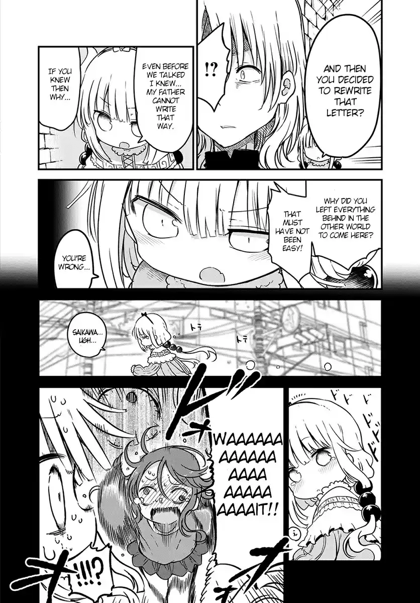 Kobayashi san Chi no Maid Dragon Ch. 74 Kanna and Saikawa