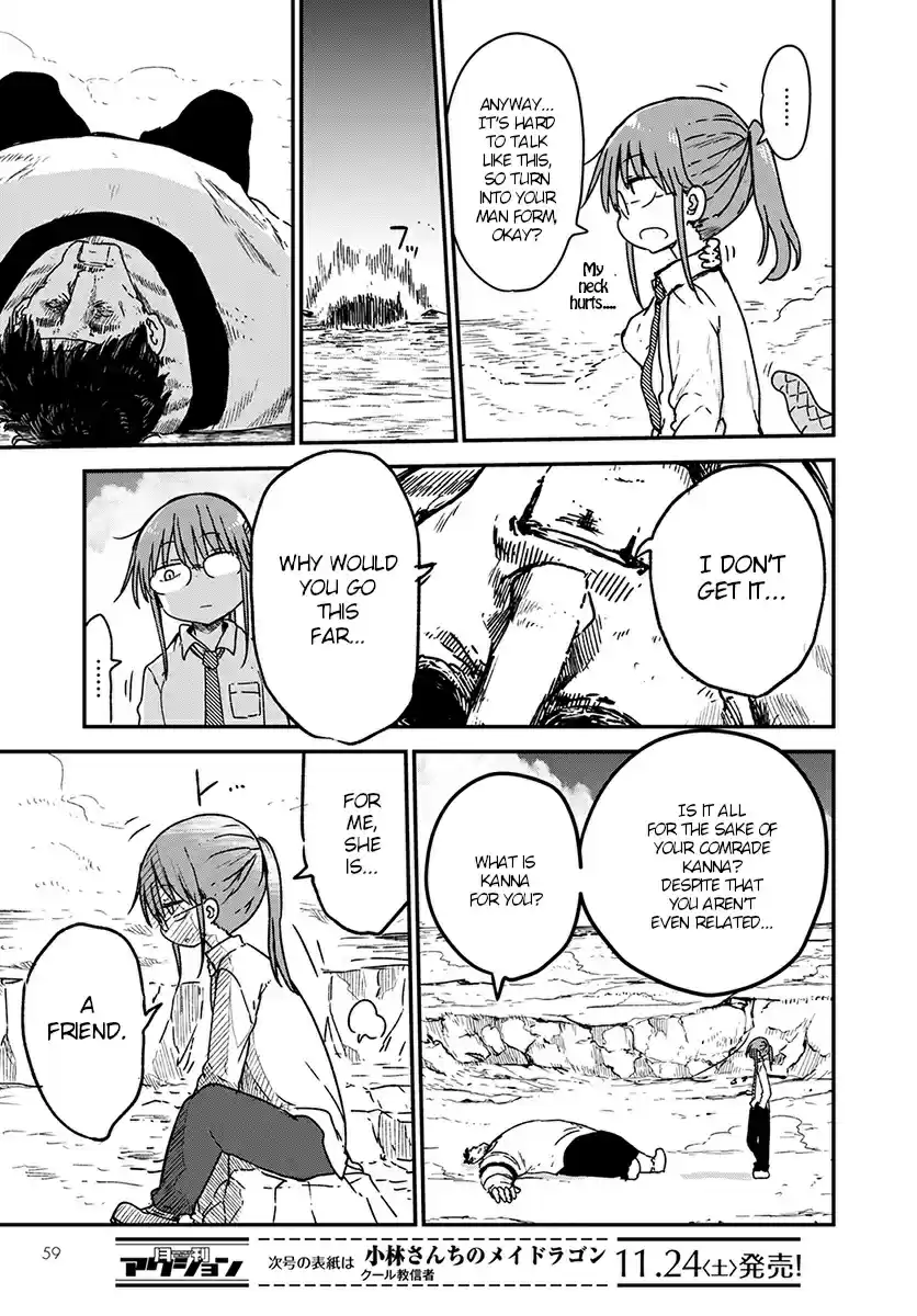 Kobayashi san Chi no Maid Dragon Ch. 77 Kanna and Kimun Kamuy