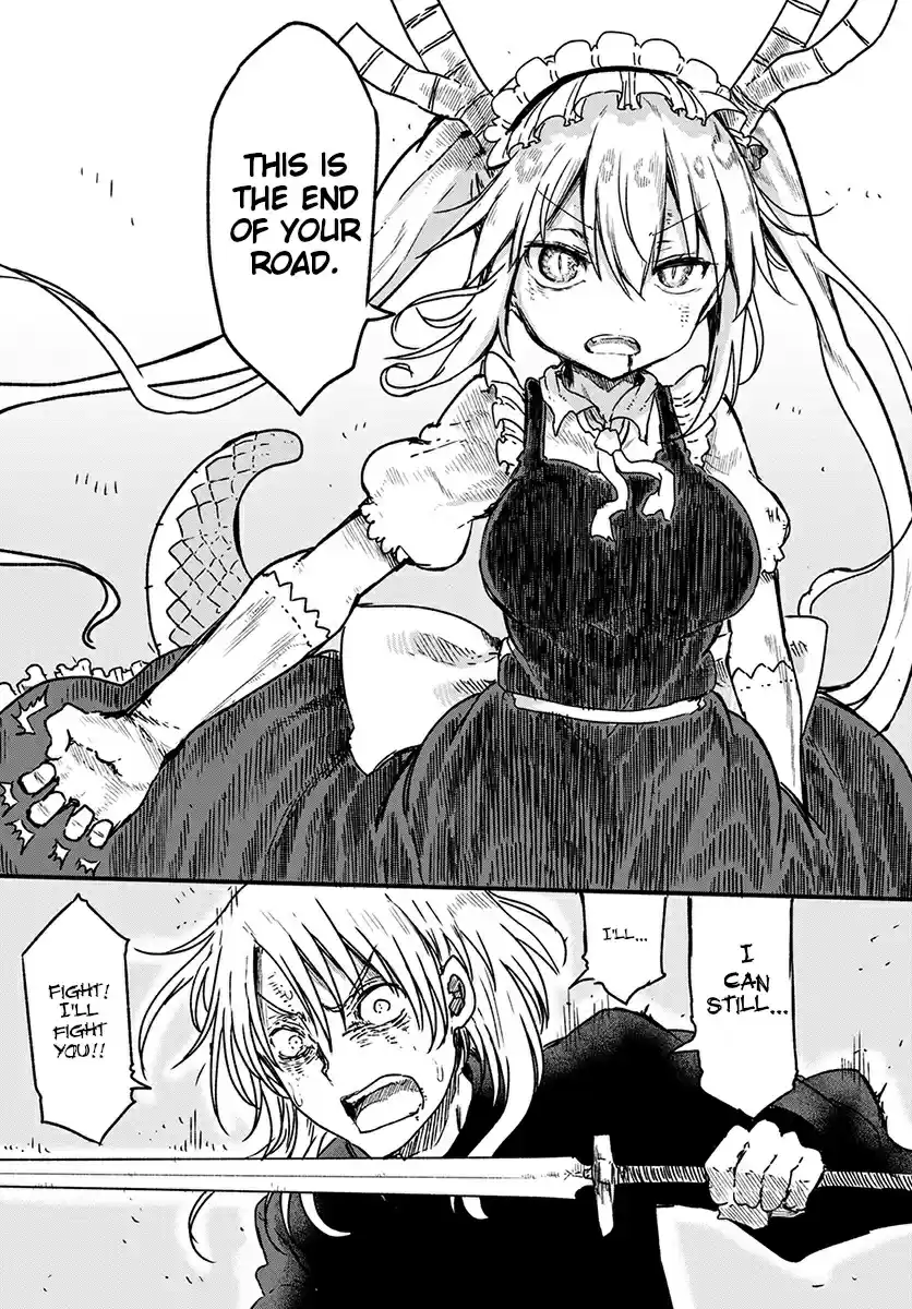 Kobayashi san Chi no Maid Dragon Ch. 77 Kanna and Kimun Kamuy