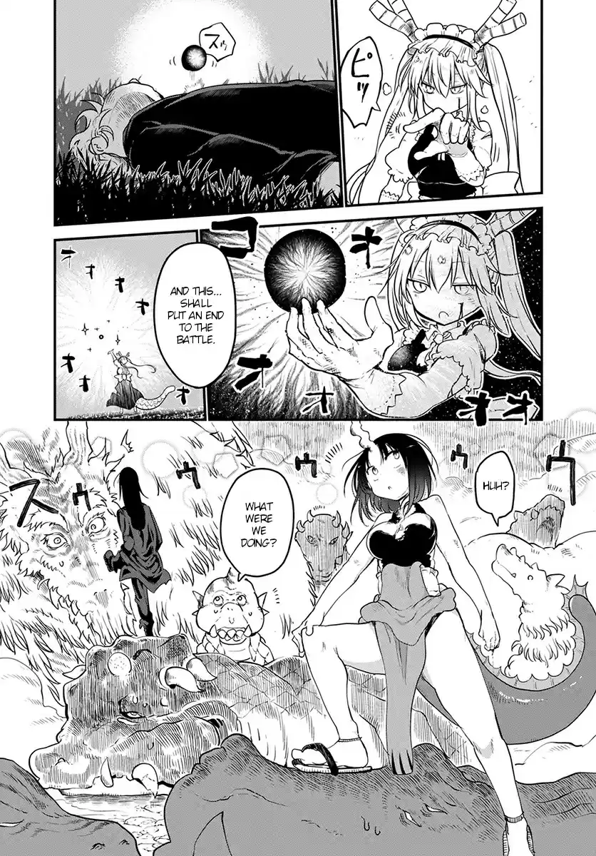 Kobayashi san Chi no Maid Dragon Ch. 78 Kanna's father and Kimun Kamuy's daughter