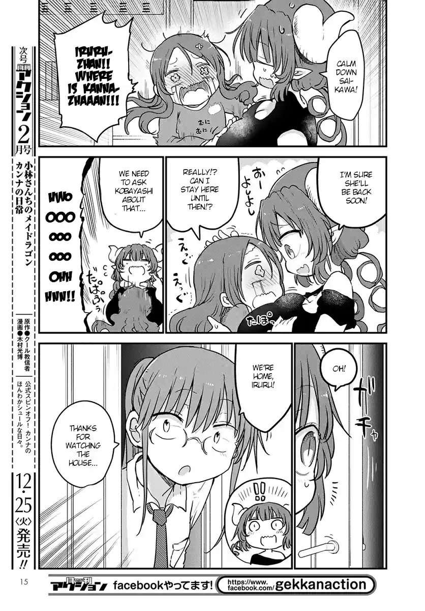 Kobayashi san Chi no Maid Dragon Ch. 78 Kanna's father and Kimun Kamuy's daughter