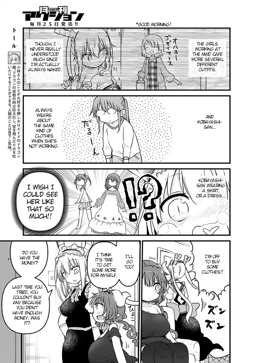Kobayashi san Chi no Maid Dragon Ch. 79 Tooru and fashion