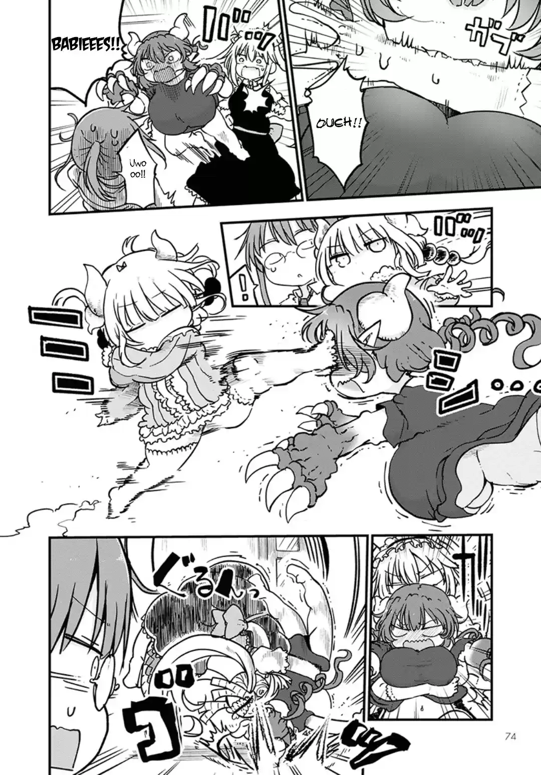 Kobayashi san Chi no Maid Dragon Ch. 81 Iruru and mating season