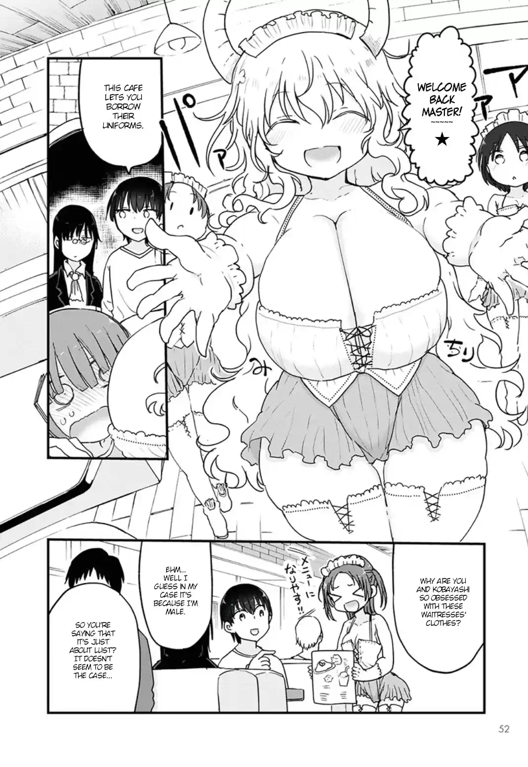 Kobayashi san Chi no Maid Dragon Ch. 82 Fafnir and Akiba