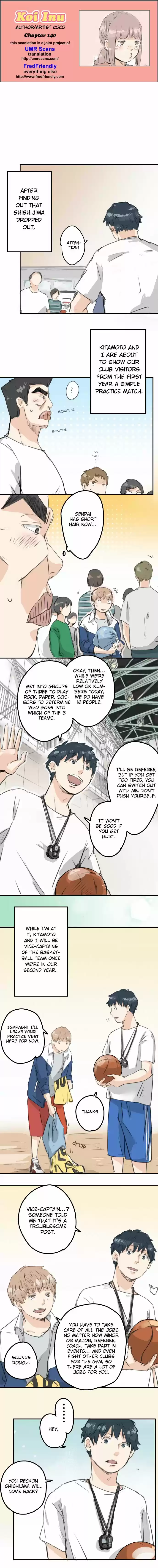 Koi Inu Ch. 140 Is Yuko kouhai Cute?