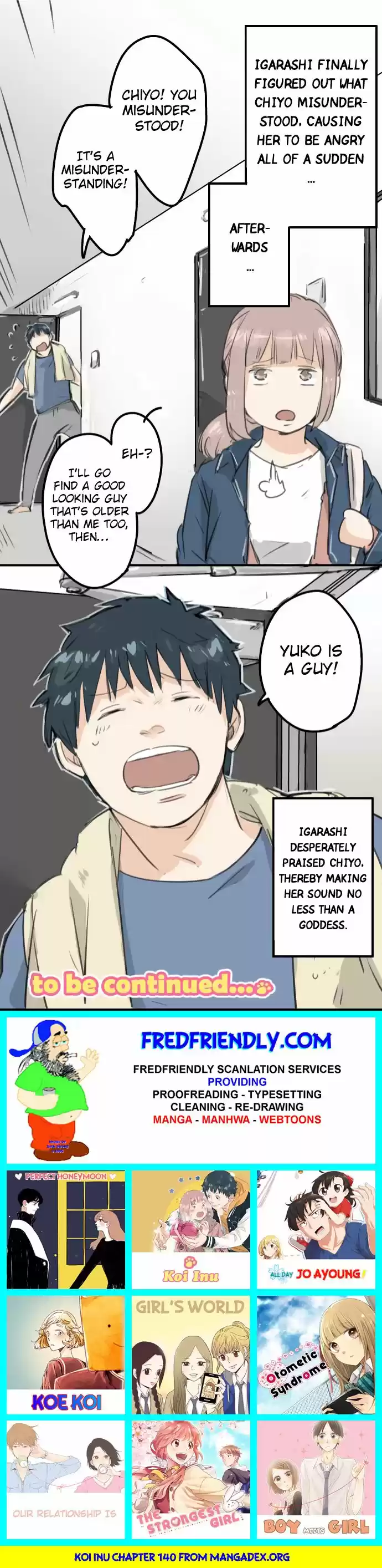 Koi Inu Ch. 140 Is Yuko kouhai Cute?