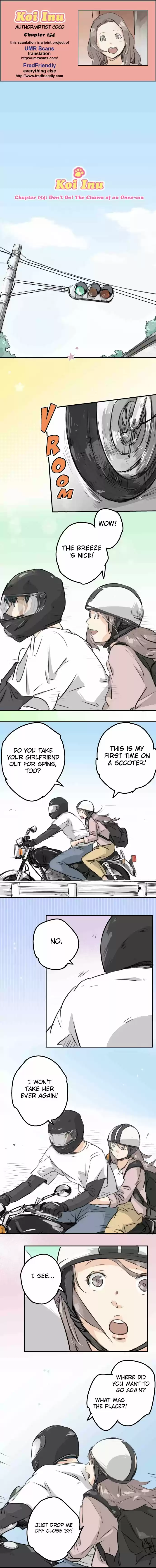 Koi Inu Ch. 154 Don't Go! The Charm of an Onee san