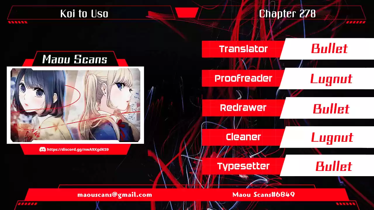Koi To Uso Chapter 278