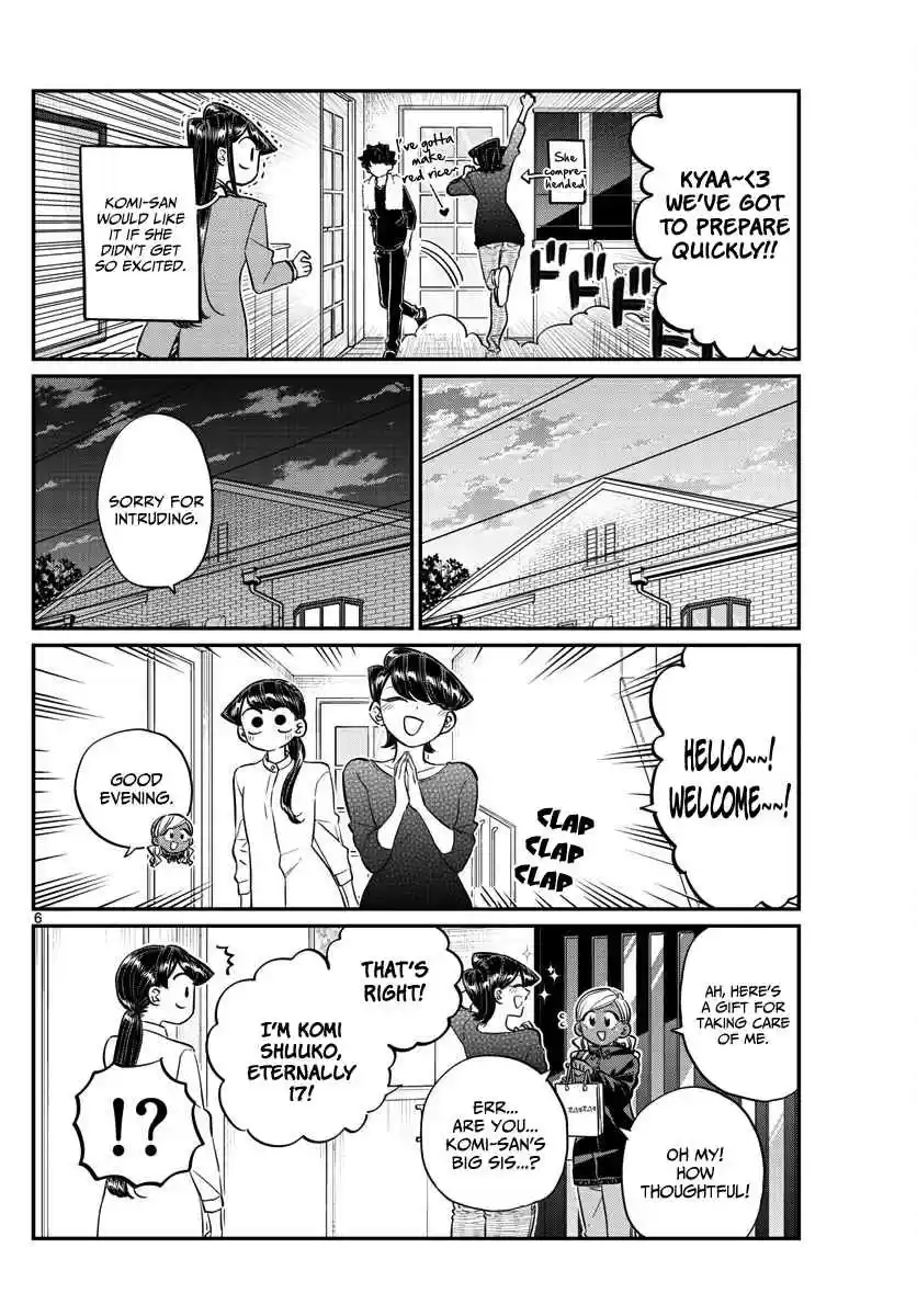 Komi san wa Komyushou desu. Ch. 142 A Sleep over