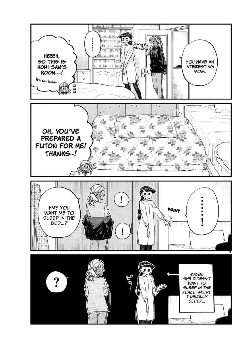 Komi san wa Komyushou desu. Ch. 142 A Sleep over