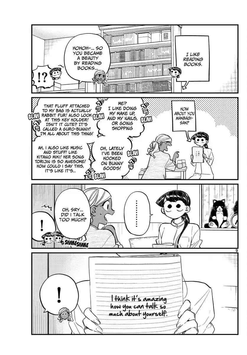 Komi san wa Komyushou desu. Ch. 142 A Sleep over