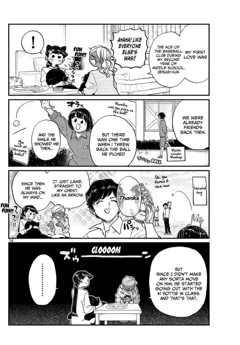 Komi san wa Komyushou desu. Ch. 142 A Sleep over