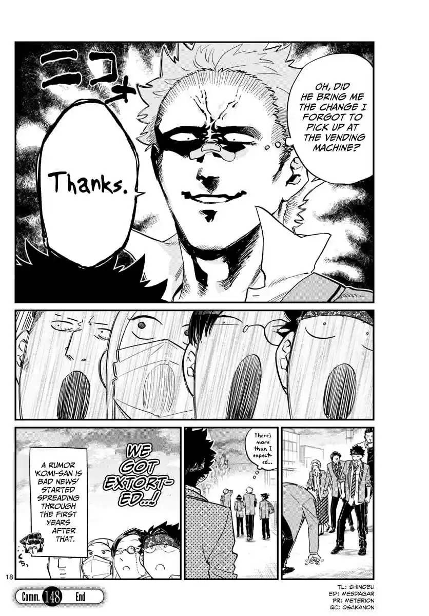 Komi san wa Komyushou Desu. Ch. 148
