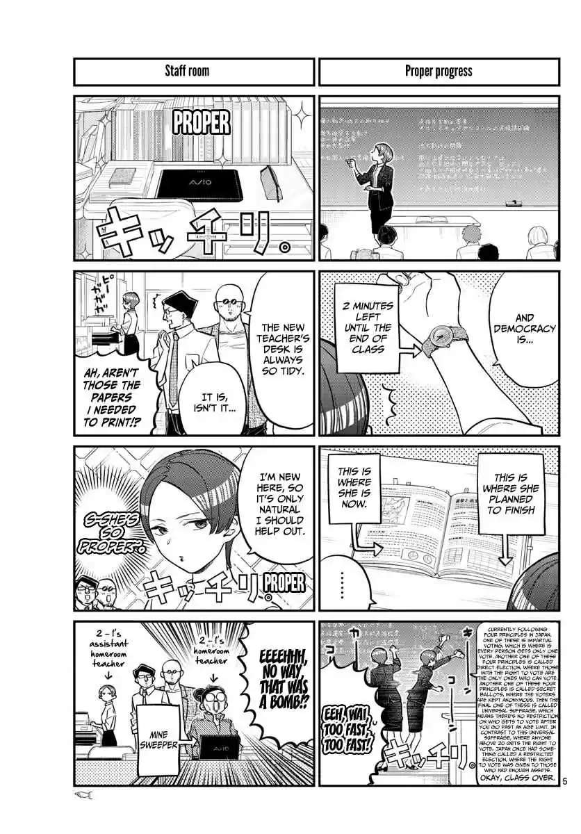 Komi san wa Komyushou Desu. Ch. 158 Sensei