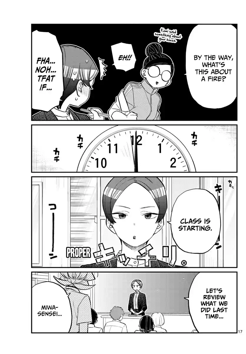Komi san wa Komyushou Desu. Ch. 158 Sensei