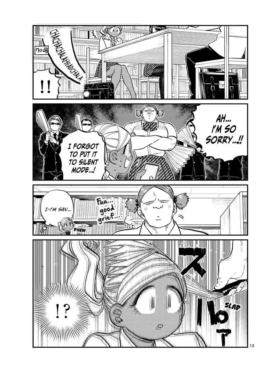 Komi san wa Komyushou Desu. Ch. 159 The fourth great "You better not be loud test study session"