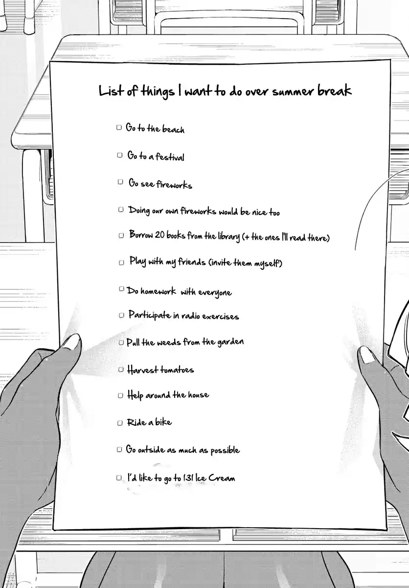 Komi san wa Komyushou Desu. Ch. 160 List of things I want to do