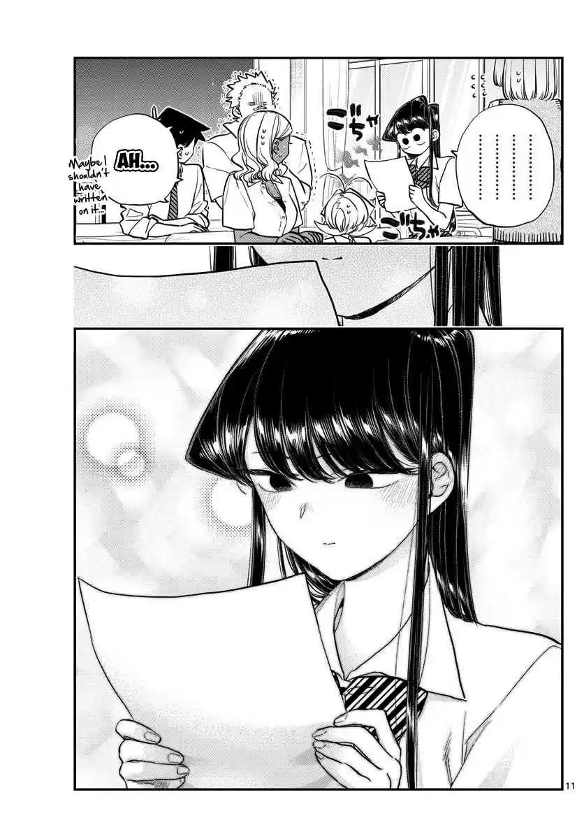 Komi san wa Komyushou Desu. Ch. 160 List of things I want to do