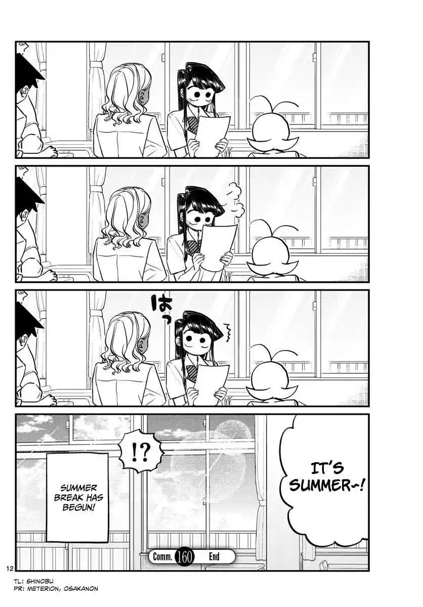Komi san wa Komyushou Desu. Ch. 160 List of things I want to do