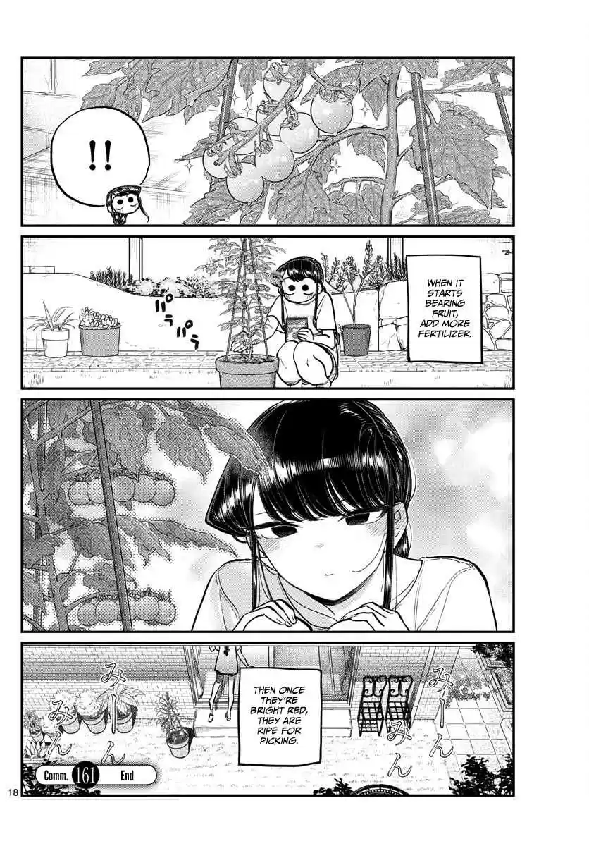 Komi san wa Komyushou Desu. Ch. 161 Cherry tomatoes