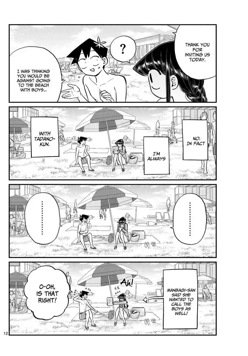 Komi san wa Komyushou Desu. Ch. 164 The Sea!