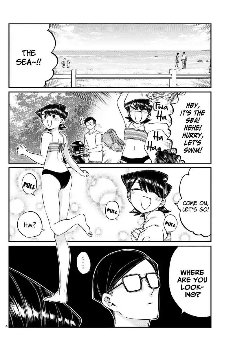 Komi san wa Komyushou Desu. Ch. 166 Dad and mom at the sea