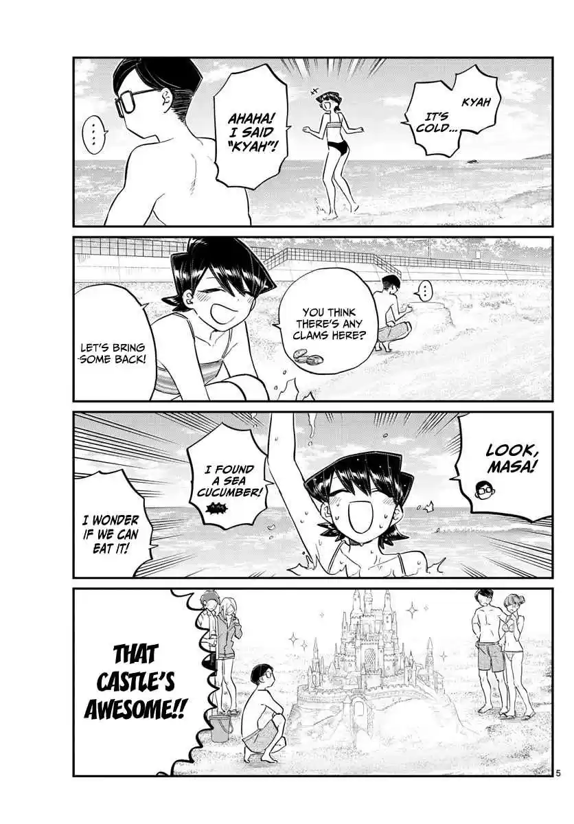 Komi san wa Komyushou Desu. Ch. 166 Dad and mom at the sea