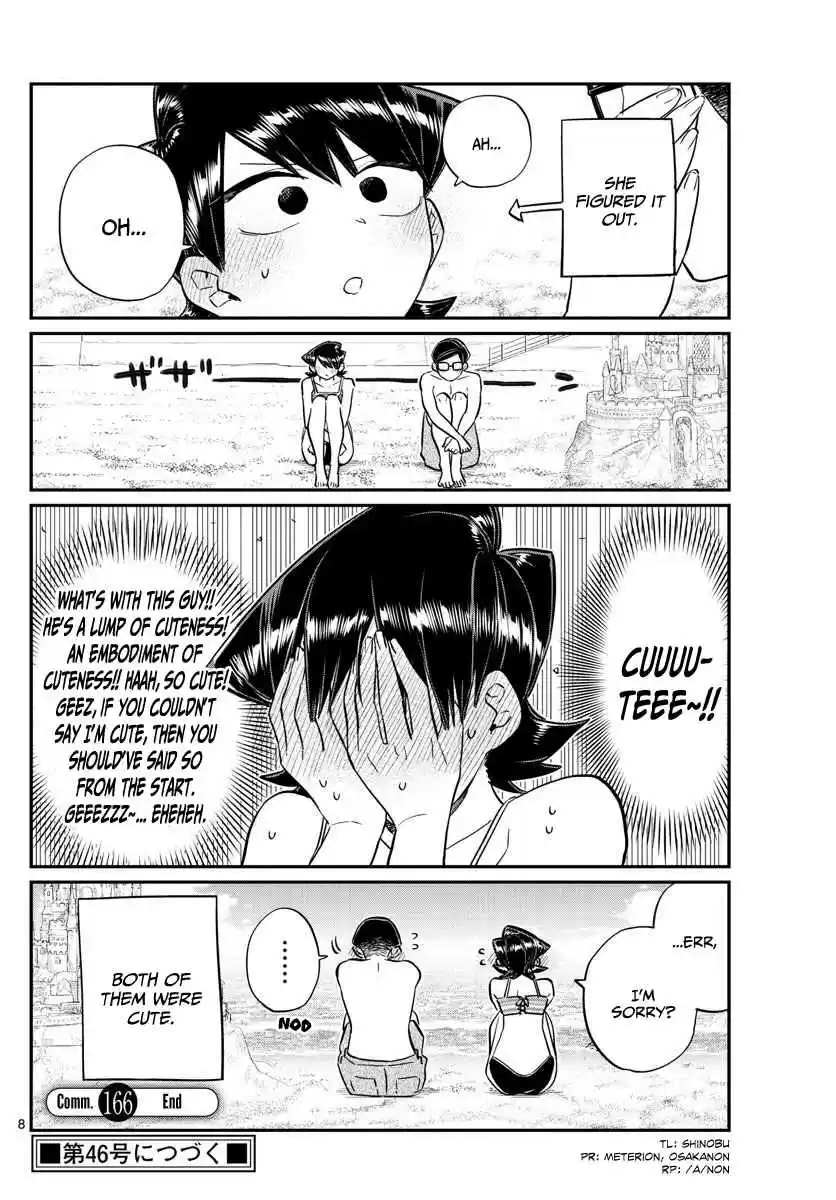 Komi san wa Komyushou Desu. Ch. 166 Dad and mom at the sea