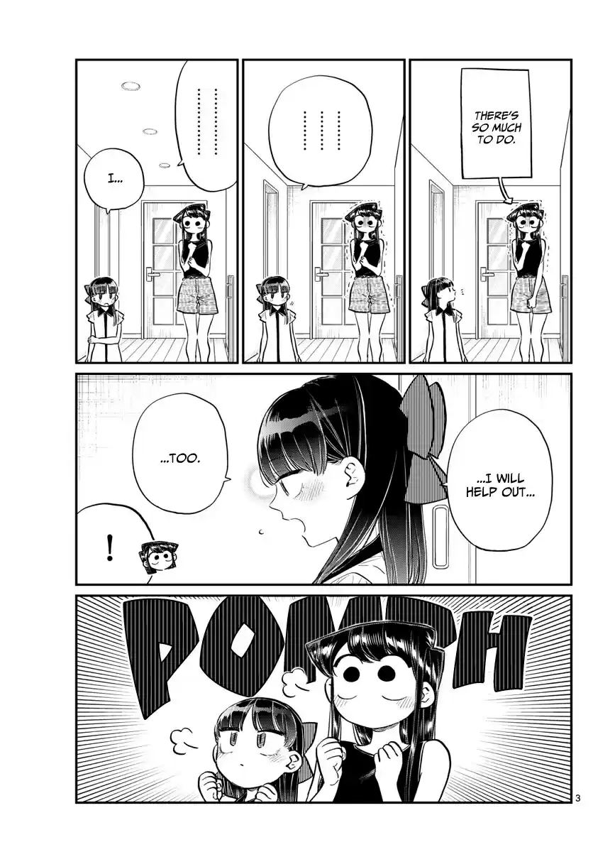 Komi san wa Komyushou Desu. Ch. 171 A day without mom