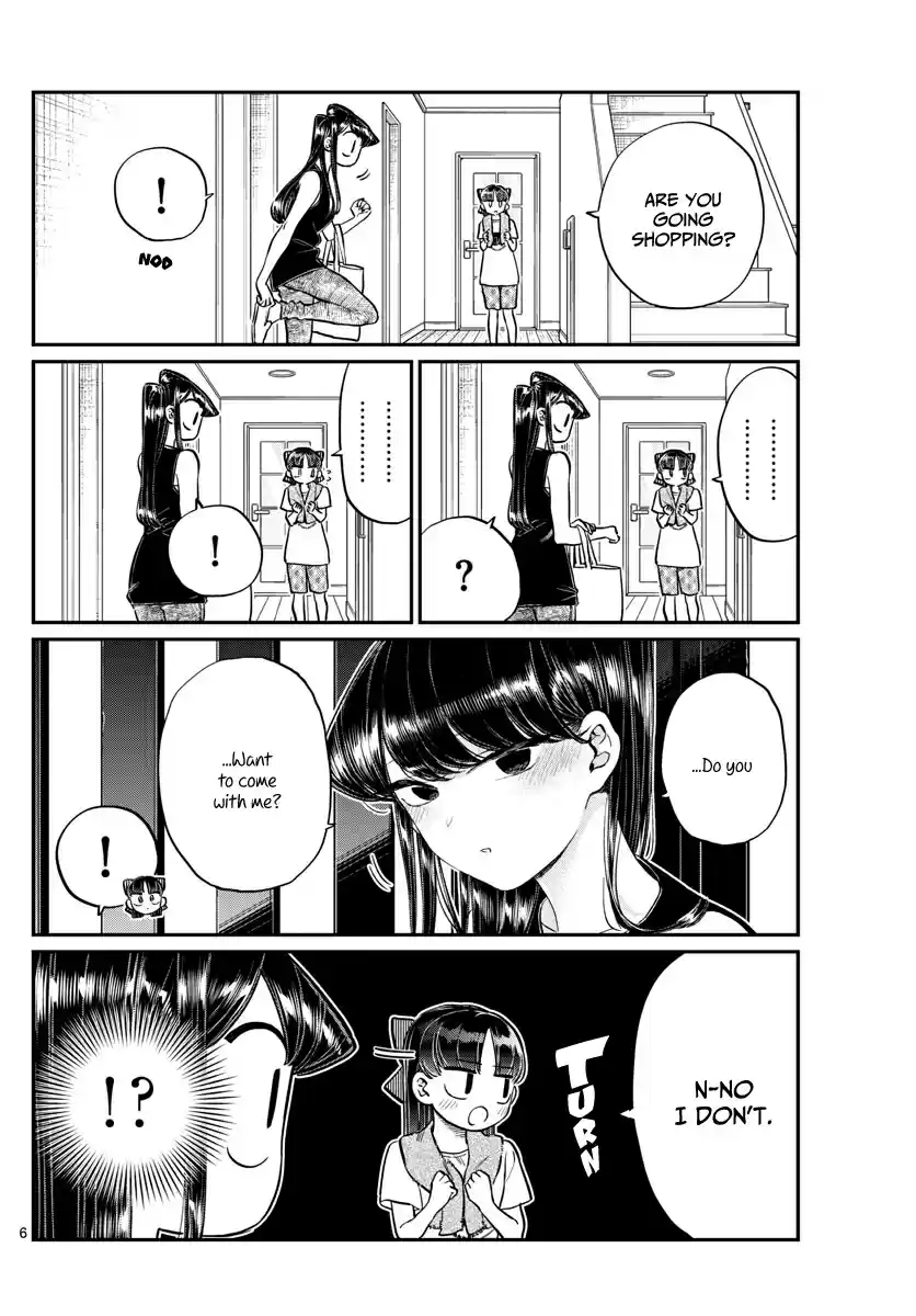Komi san wa Komyushou Desu. Ch. 171 A day without mom