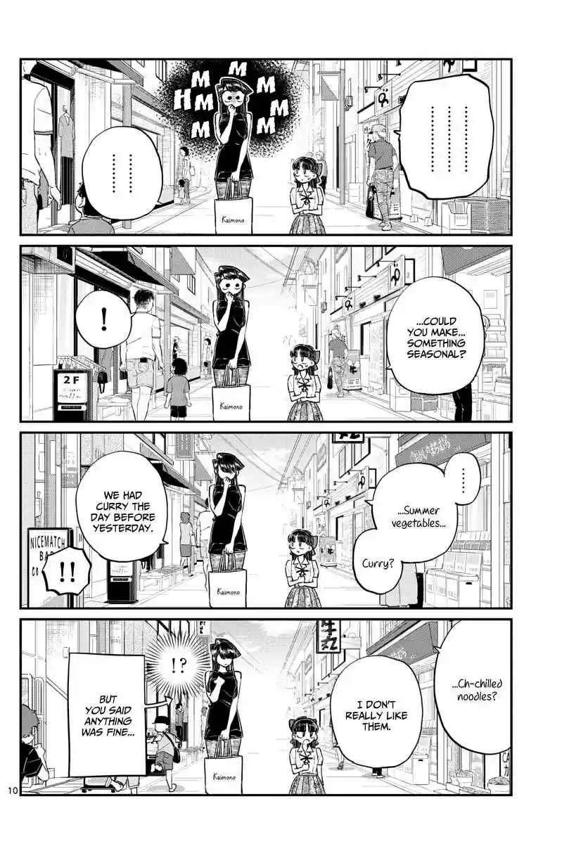 Komi san wa Komyushou Desu. Ch. 171 A day without mom