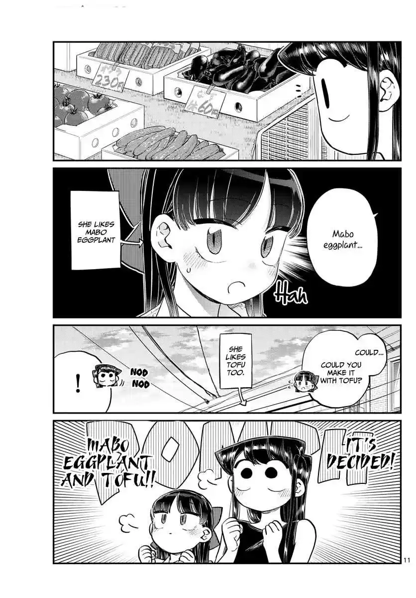Komi san wa Komyushou Desu. Ch. 171 A day without mom