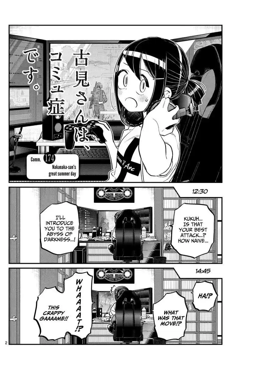 Komi san wa Komyushou Desu. Ch. 174 Nakanaka san's great summer day