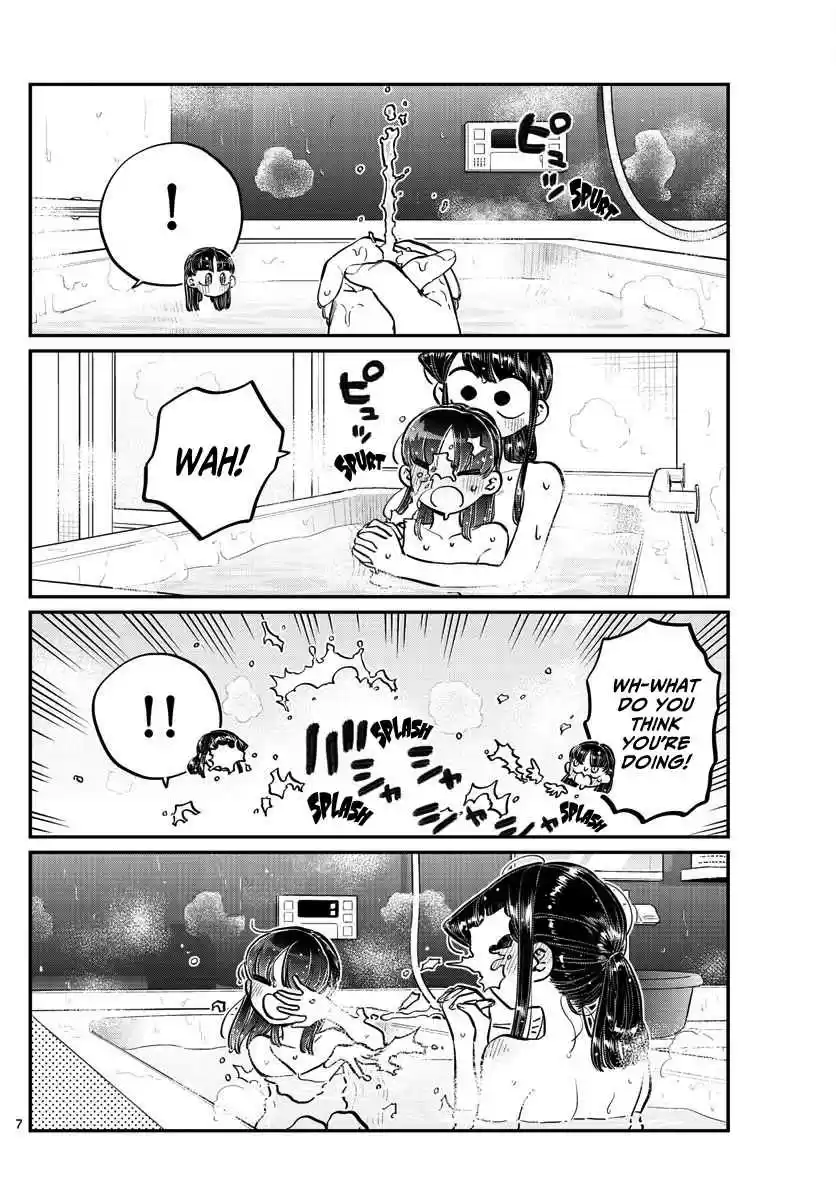 Komi san wa Komyushou Desu. Ch. 176 A bath with Rei chan