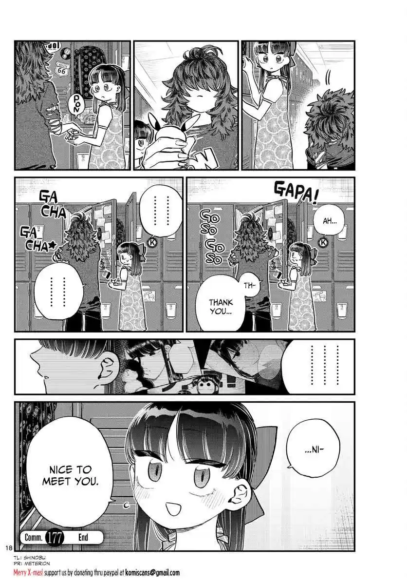 Komi san wa Komyushou Desu. Ch. 177 Goodbye, Rei chan