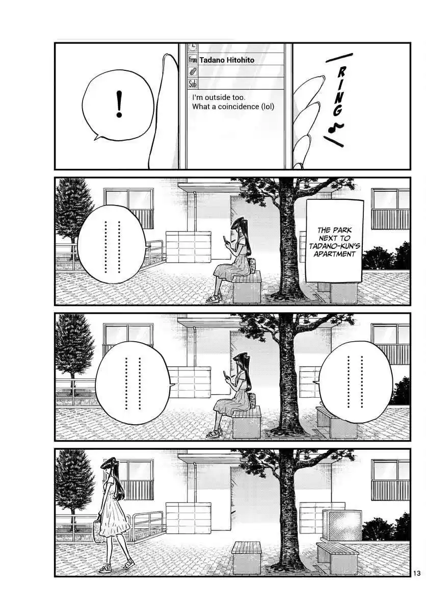 Komi san wa Komyushou Desu. Ch. 178 A summer rendezvous