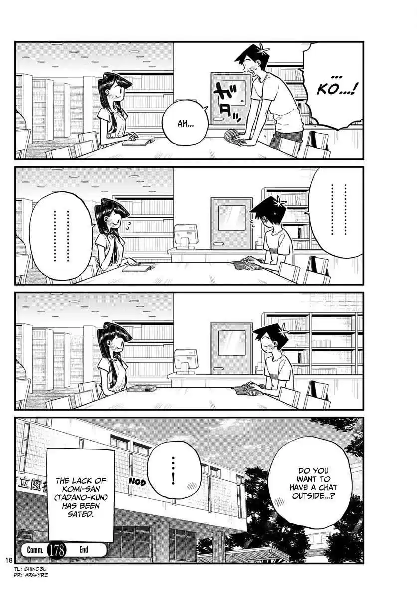 Komi san wa Komyushou Desu. Ch. 178 A summer rendezvous