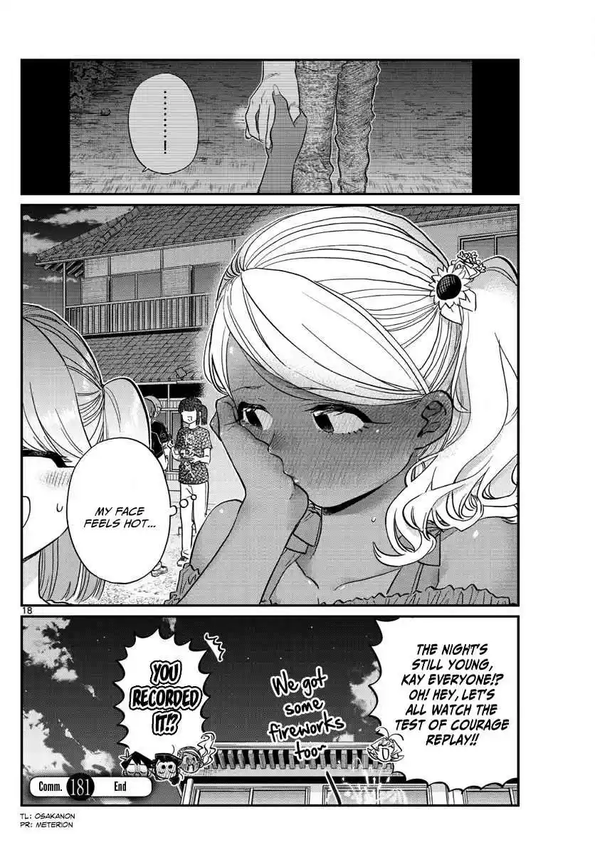 Komi san wa Komyushou Desu. Ch. 181 Test of courage 2