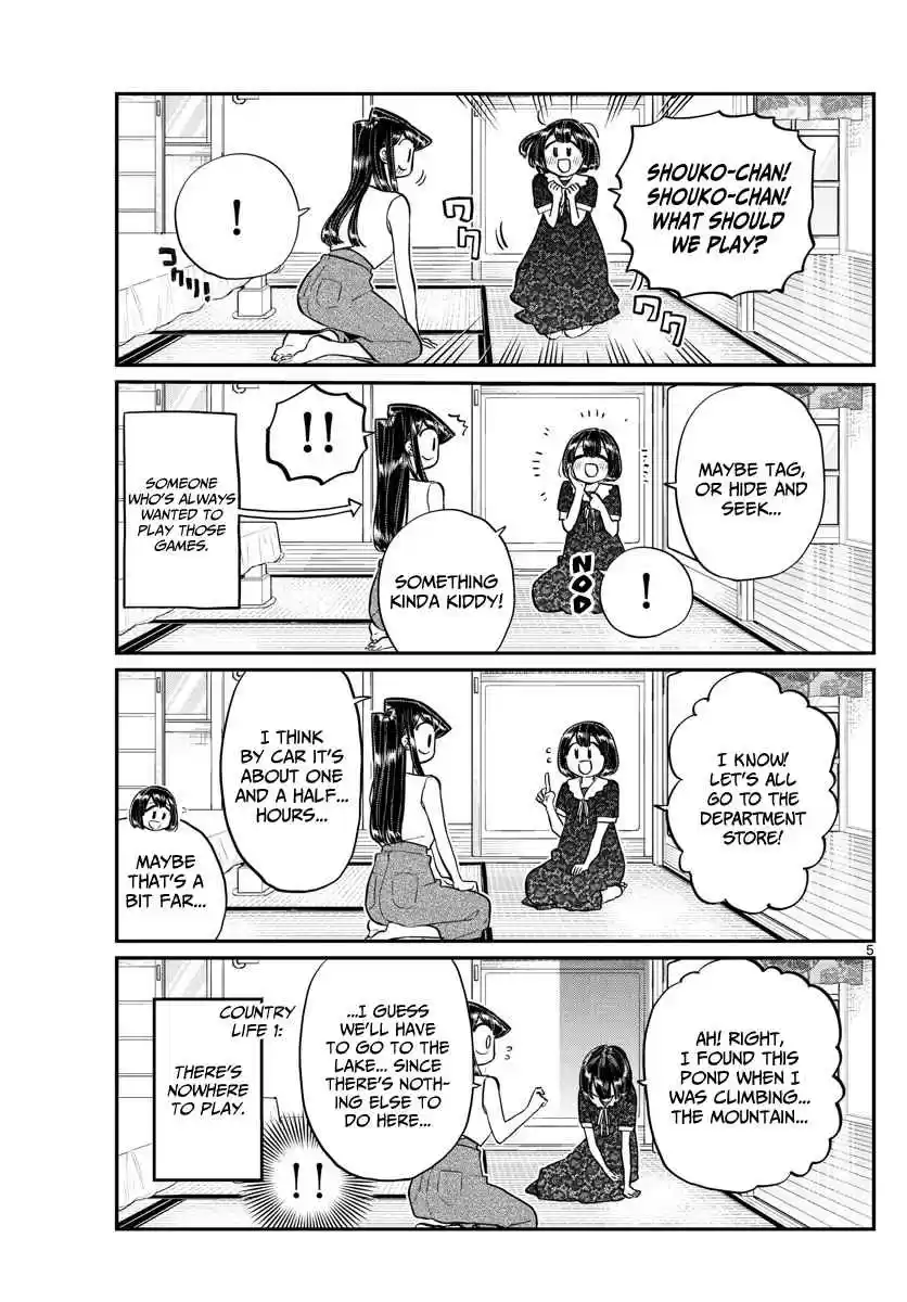Komi san wa Komyushou Desu. Ch. 184 Playing in the Country