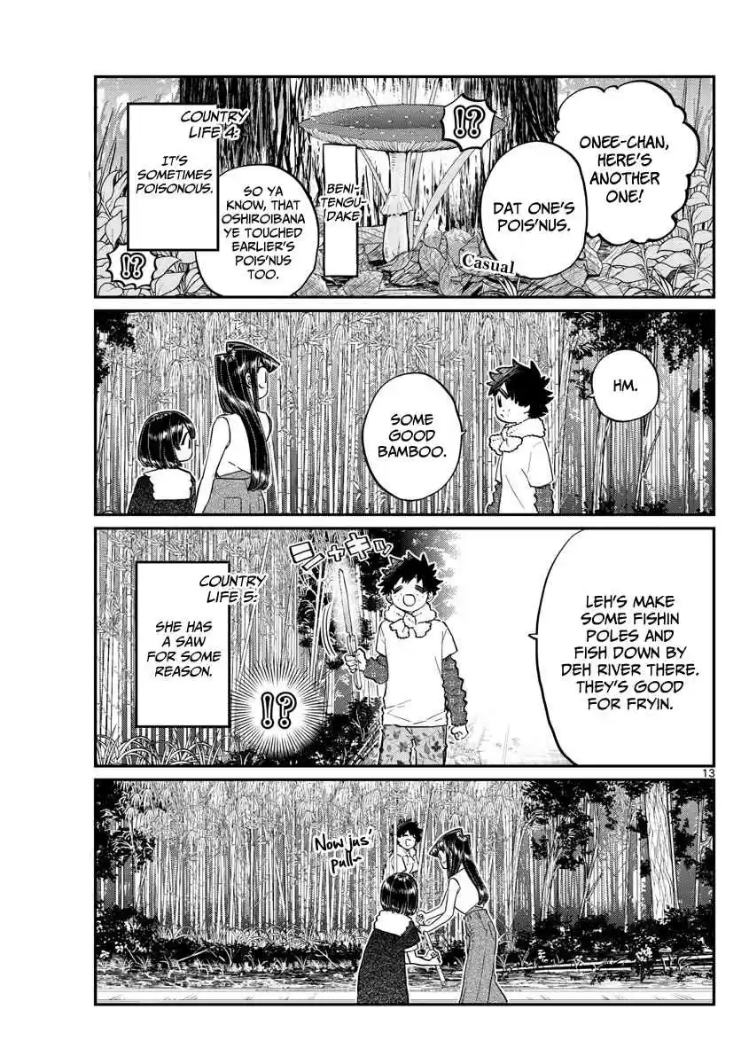 Komi san wa Komyushou Desu. Ch. 184 Playing in the Country