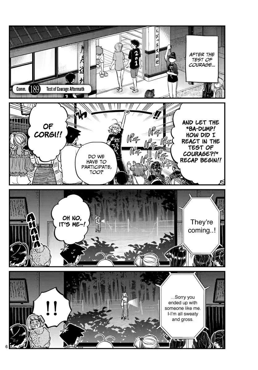 Komi san wa Komyushou Desu. Ch. 189 Test of Courage Aftermath