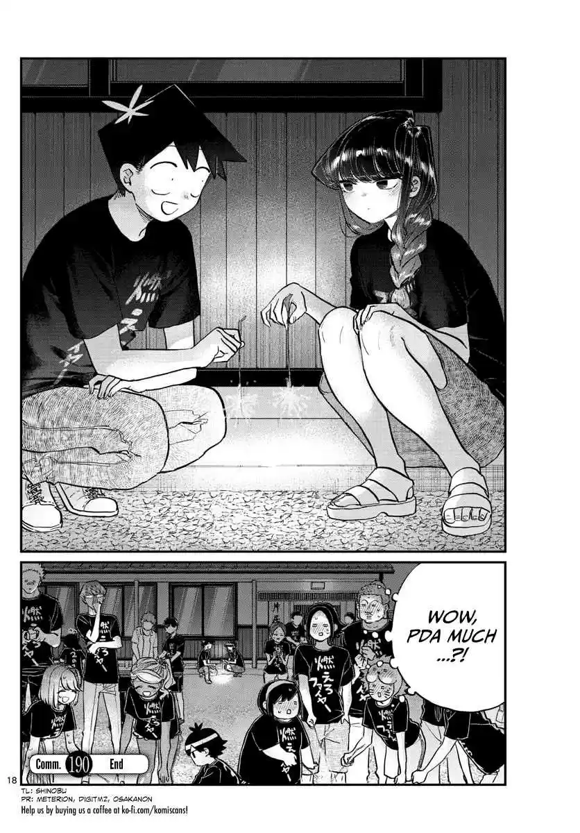 Komi san wa Komyushou Desu. Ch. 190 Sparklers