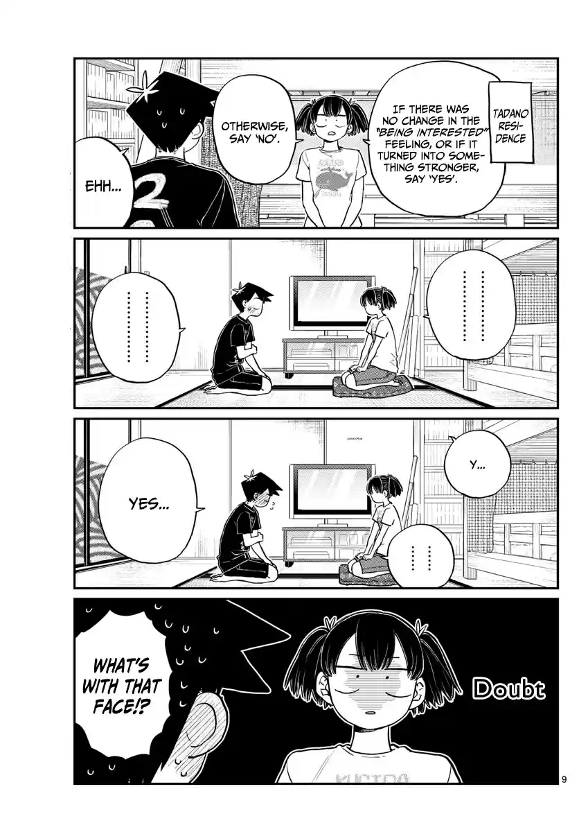 Komi san wa Komyushou Desu. Ch. 195 The three
