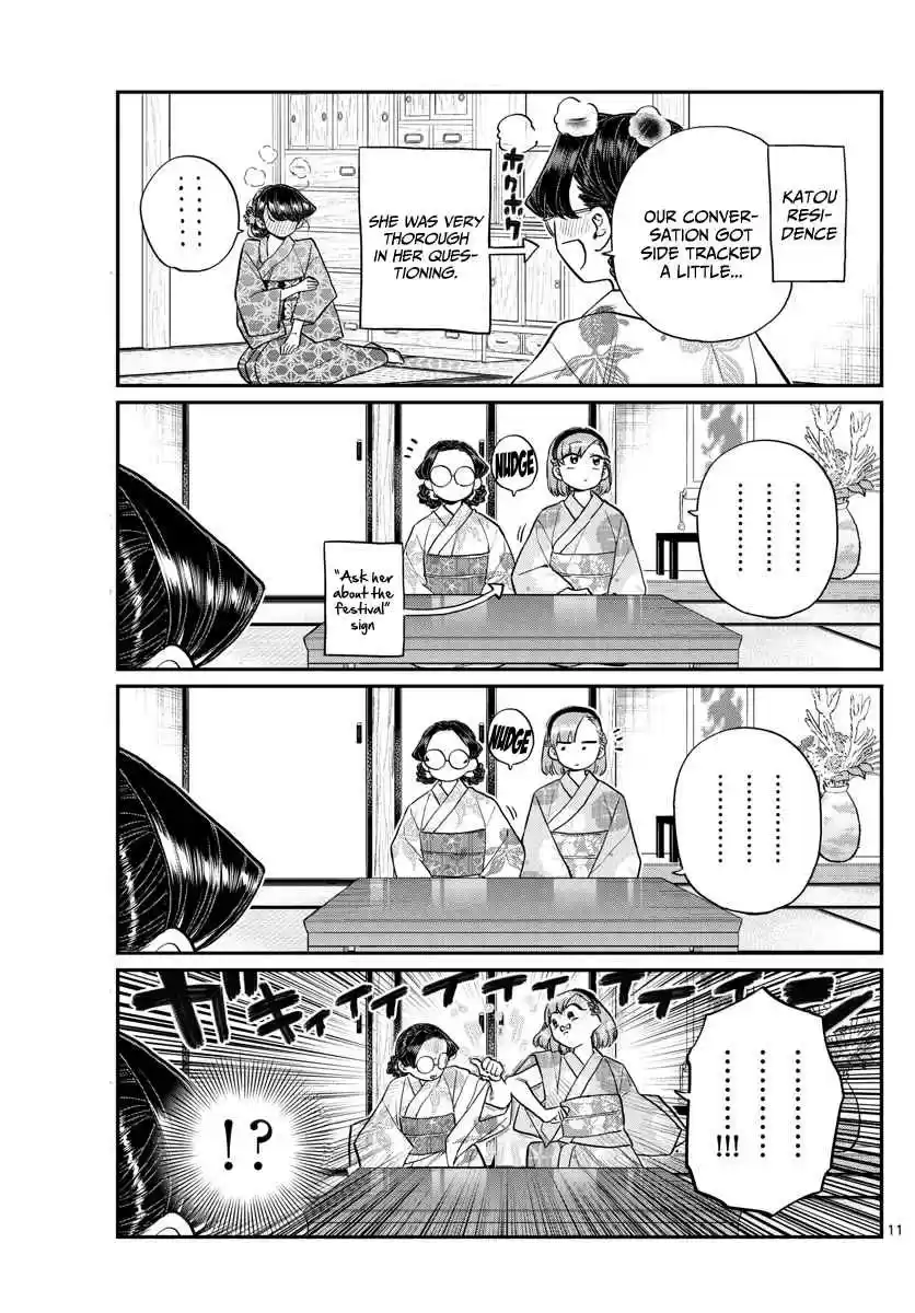 Komi san wa Komyushou Desu. Ch. 195 The three
