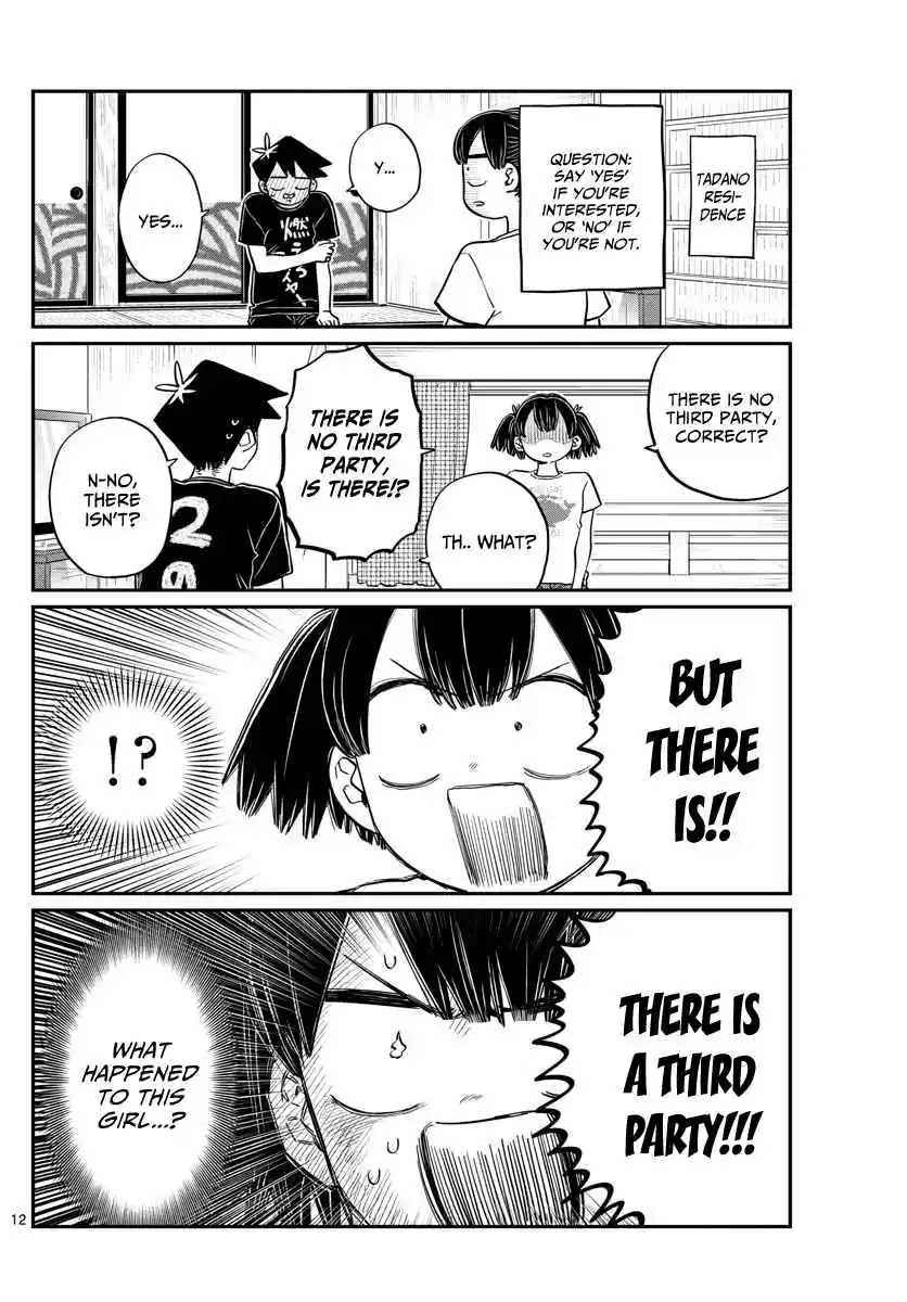 Komi san wa Komyushou Desu. Ch. 195 The three