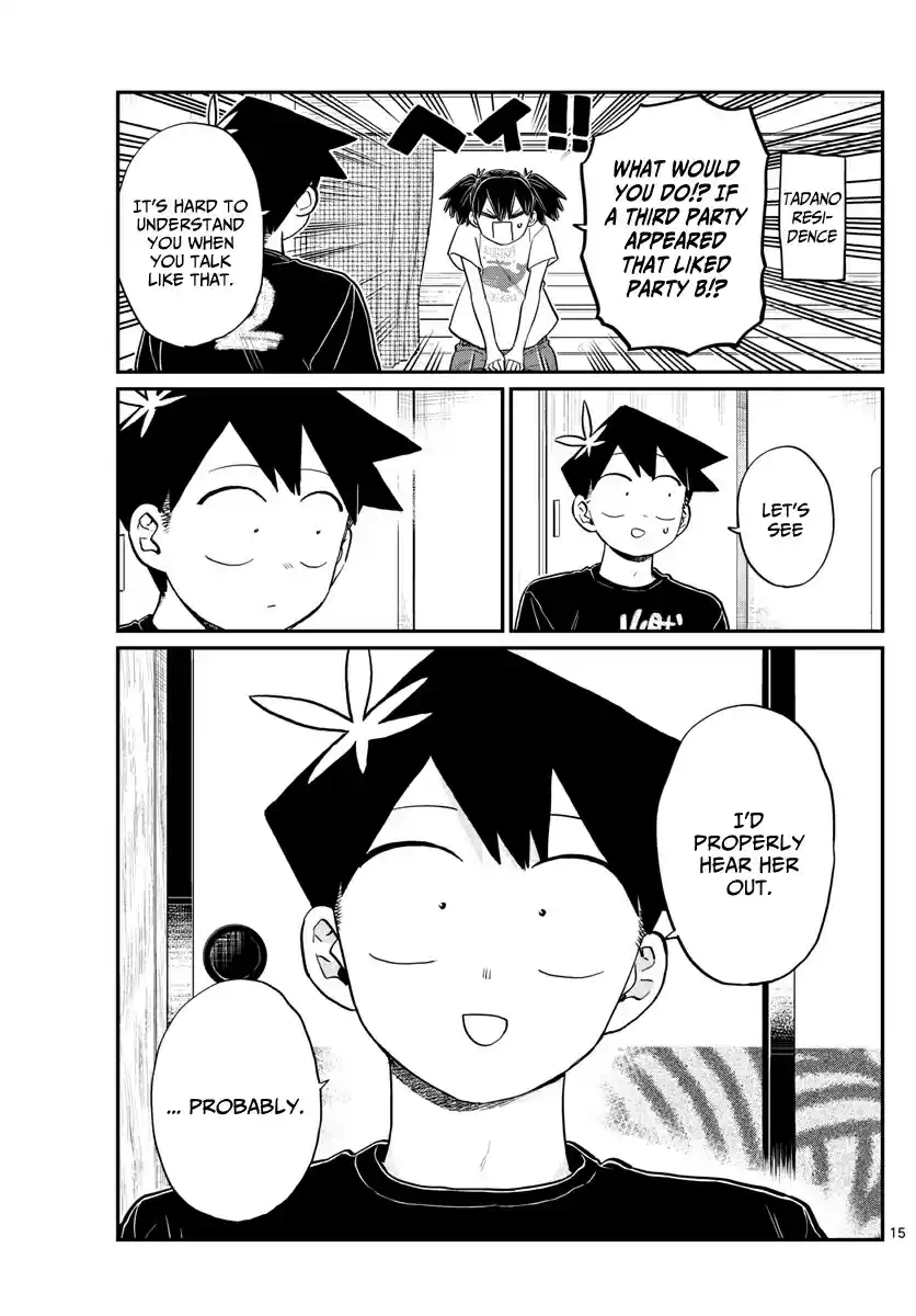 Komi san wa Komyushou Desu. Ch. 195 The three