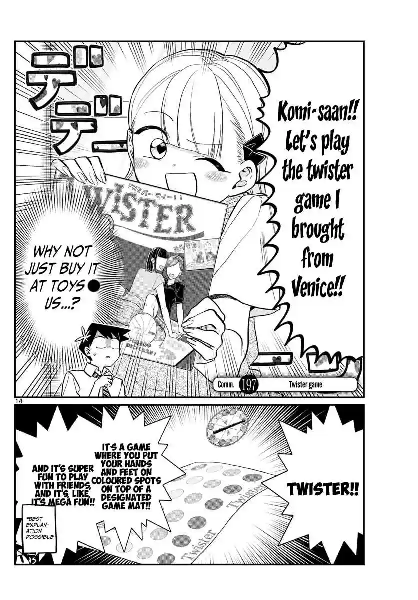 Komi san wa Komyushou Desu. Ch. 197 Twister game