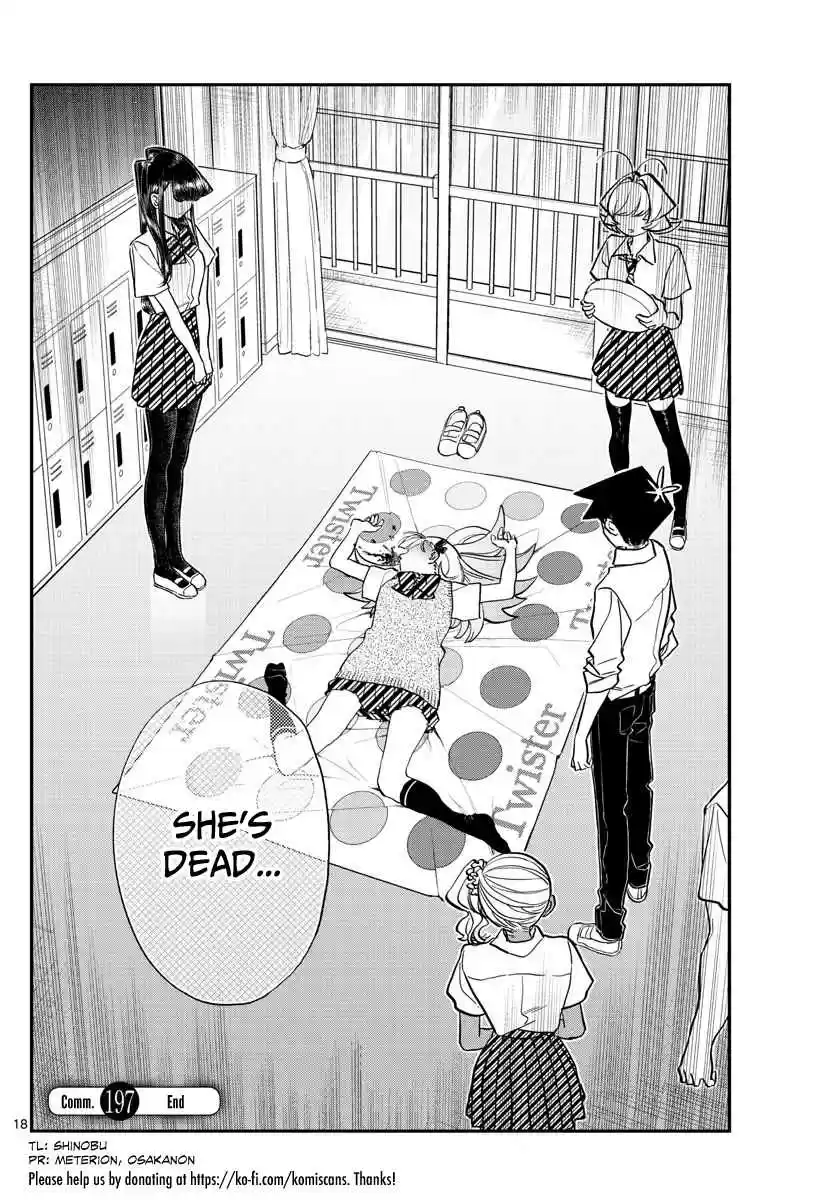 Komi san wa Komyushou Desu. Ch. 197 Twister game